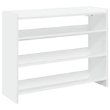 Vidaxl Shoe Rack 80x25x62 cm forarbejdet træhvide