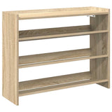 Vidaxx étagère à chaussures 80x25x62 cm bois fini couleur chêne sonoma