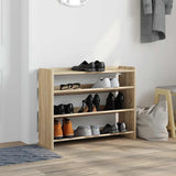Vidaxx étagère à chaussures 80x25x62 cm bois fini couleur chêne sonoma