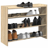 Vidaxx étagère à chaussures 80x25x62 cm bois fini couleur chêne sonoma