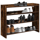 Vidaxl Shoe Rack 80x25x62 cm Behandlet tre røkt eik farget