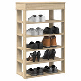 Vidaxl Shoe Rack 60x30x98 cm de madera procesada Sonoma Oak -Coled