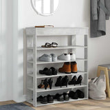 Vidaxx étagère à chaussures 80x30x98 cm bois d'ingénierie béton gris