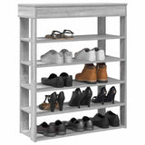 Vidaxl Shoe Rack 80x30x98 cm Behandlet tre grå sonoma