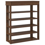 Vidaxl Shoe Rack 80x30x98 cm przetworzony drewniany brązowy kolor dębowy