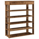 VidaXL shoe rack 80x30x98 cm processed wood old wood -colored