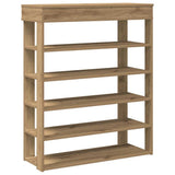 Vidaxl Schong Rack 80x30x98 cm veraarbechte Holz Kameranal Oakfaarf