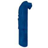 Vidaxl badjas kinn blauw xxl katoen