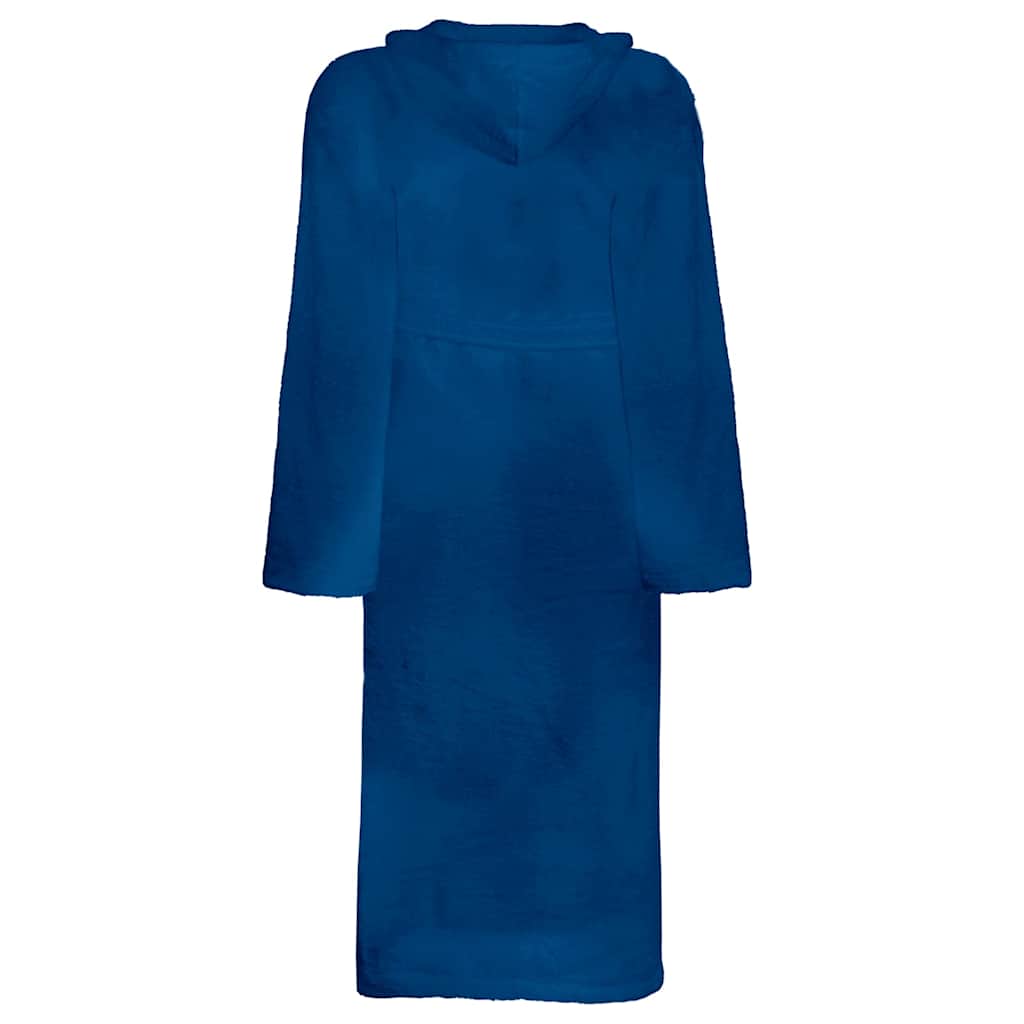 Vidaxl badjas kinn blauw xxxl katoen