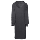Vidaxl deken hoodie kinn antraciet xl katoen