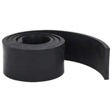 Vidaxxl bord en caoutchouc pour chasse-neige 150x8x1 cm noir
