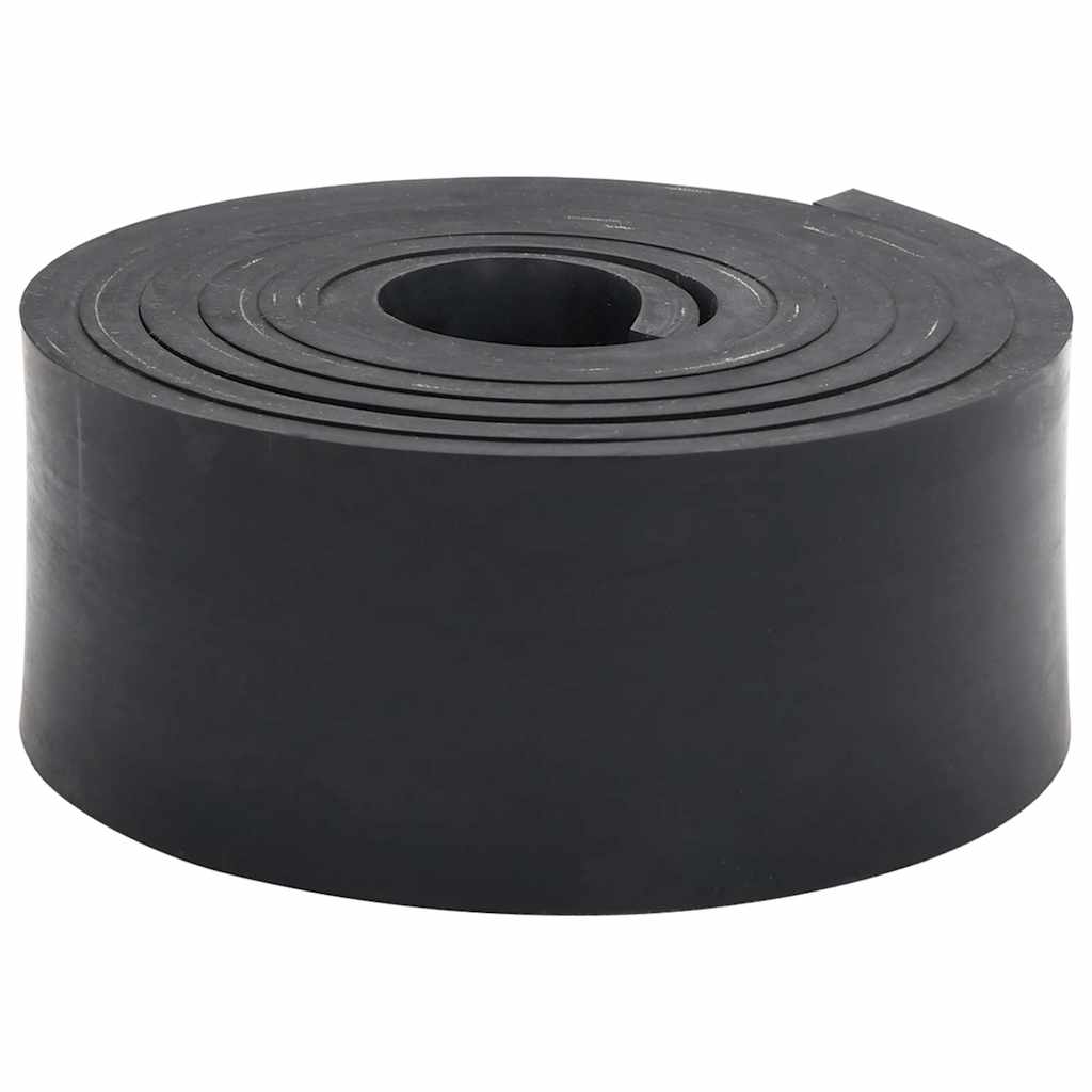 Vidaxxl bord en caoutchouc pour chasse-neige 300x8x1 cm noir