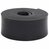 Vidaxxl bord en caoutchouc pour chasse-neige 300x8x1 cm noir