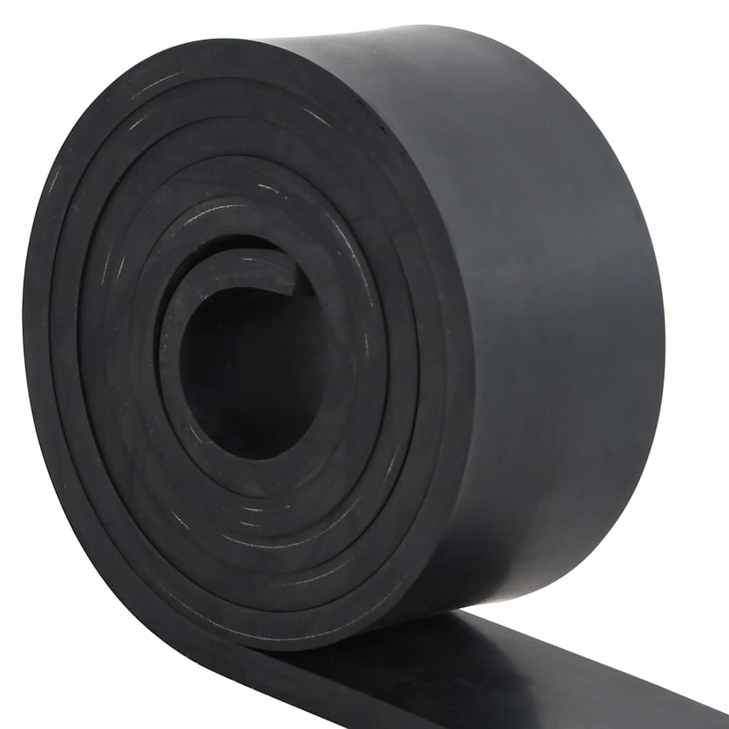 Vidaxxl bord en caoutchouc pour chasse-neige 300x8x1 cm noir