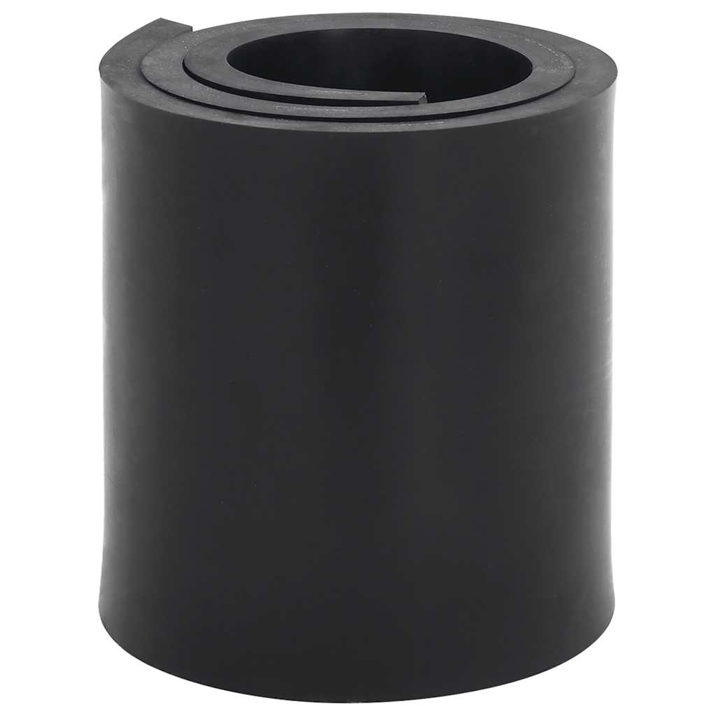 Vidaxxl bord en caoutchouc pour chasse-neige 80x15x1 cm noir