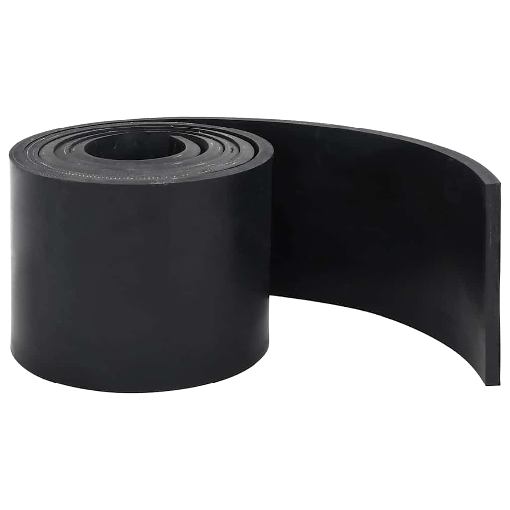 Vidaxxl bord en caoutchouc pour chasse-neige 300x15x1 cm noir