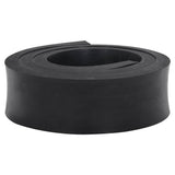 Vidaxxl bord en caoutchouc pour chasse-neige 150x8x2 cm noir