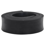 Vidaxl Edge de goma para Snow 200x8x2 CM Negro