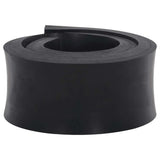 Vidaxxl bord en caoutchouc pour chasse-neige 120x10x2 cm noir