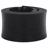 VidaXL bord en caoutchouc pour chasse-neige 200x15x2 cm noir