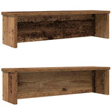 Vidaxx étagères de cuisine empilables 2 pcs 60x15x16 cm couleur bois ancien