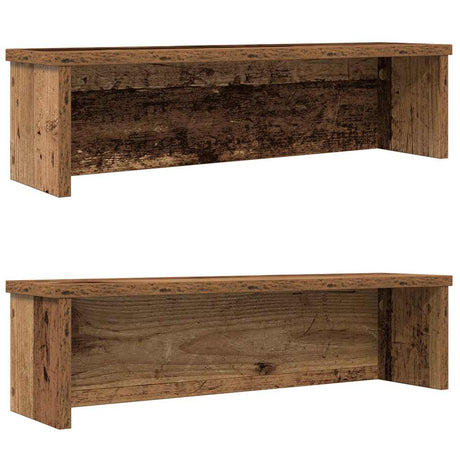 Vidaxx étagères de cuisine empilables 2 pcs 60x15x16 cm couleur bois ancien