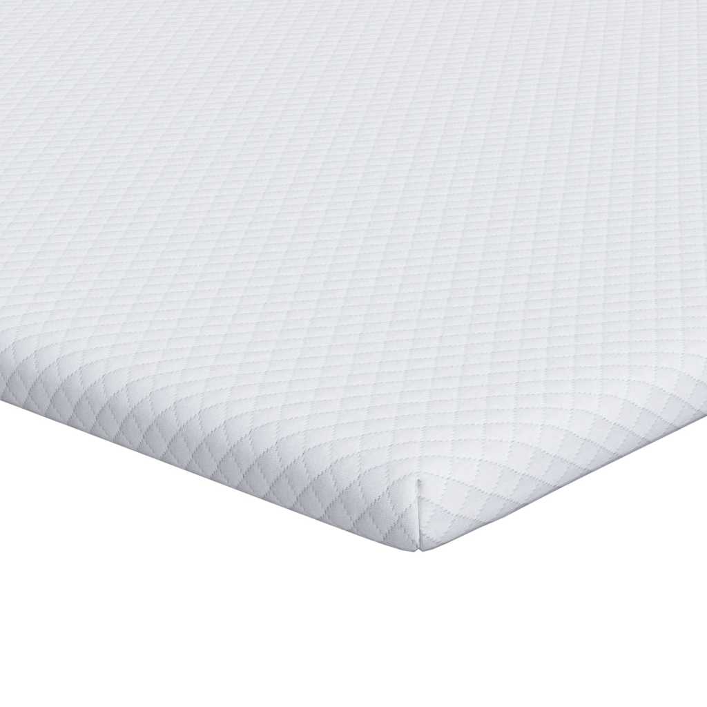 Vidaxl matrastopper wit 80 x 200 cm jacquard stof
