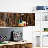 Vidaxl garagewandkast bewerkt hout gerookt eiken