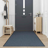 Vidaxl deurmat 115x500 cm blauw