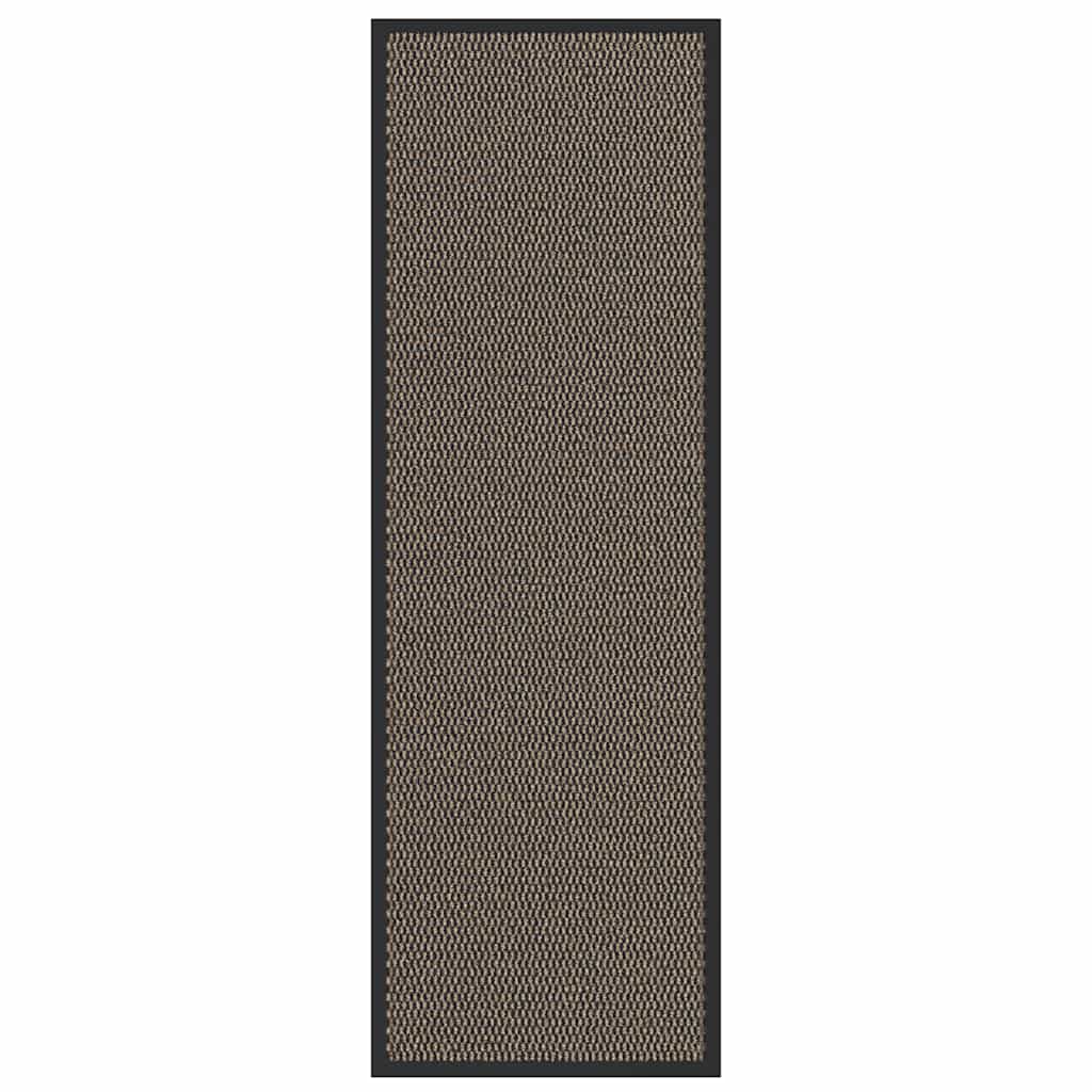 Vidaxl deurmat 60x180 cm bruin