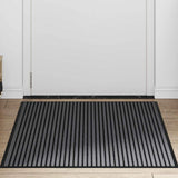 Vidaxl deurmat zwart 80 x 120 cm polypropyleen