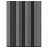 Vidaxl deurmat zwart 80 x 120 cm polypropyleen