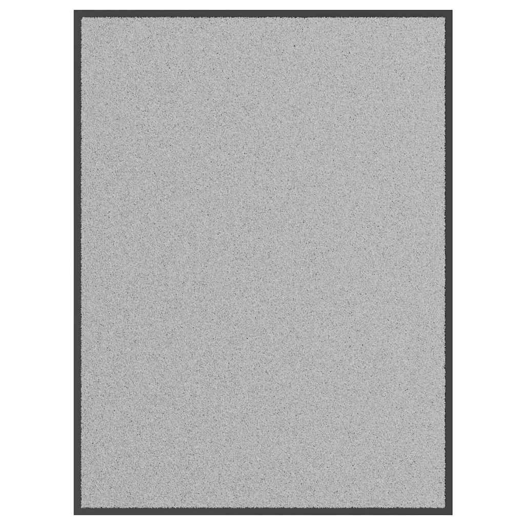 Vidaxl deurmat 80x120 cm grijs
