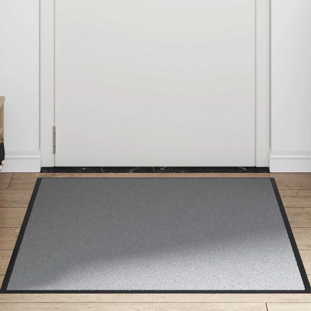 Vidaxl deurmat 80x120 cm grijs