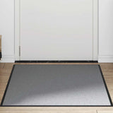 Vidaxl deurmat 80x120 cm grijs