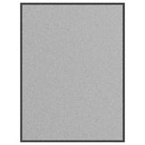 Vidaxl deurmat 90x120 cm grijs