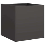 Vidaxl plantenbak 40x40x40 cm koudgewalst staal zwart