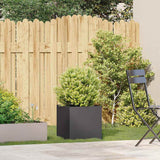 Vidaxl plantenbak 40x40x40 cm koudgewalst staal zwart