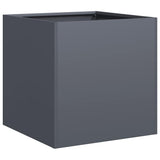 Vidaxl plantenbak 40x40x40 cm koudgewalst staal antracietkleurig