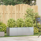 Vidaxl plantenbak 120x40x40 cm gegalvaniseerd staal