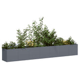 Vidaxl plantenbak 280x40x40 cm koudgewalst staal antracietkleurig