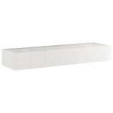Vidaxl plantenbak 280x80x40 cm roestvrij staal