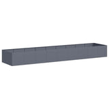 Vidaxl plantenbak 360x80x40 cm staal antracietkleurig