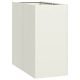 Vidaxl plantenbak 40x80x80 cm staal wit