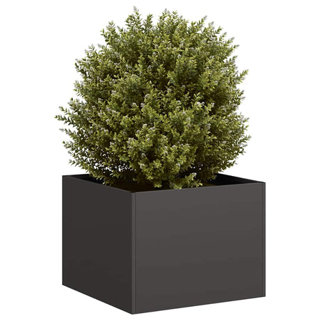 Vidaxl plantenbak 40x40x30 cm staal zwart