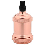 Vidaxl lamphouders 2 st roségoud e27