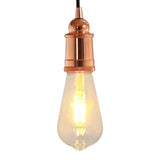 Vidaxl lamphouders 2 st roségoud e27