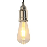 Vidaxl lamphouders 2 st nikkel satijn e27