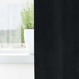 Vidaxl verduisterende gordijnen 2 pcs zwart 140 x 140 cm fluweel