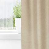 Vidaxl verduisterende gordijnen 2 pcs crème 140 x 245 cm fluweel